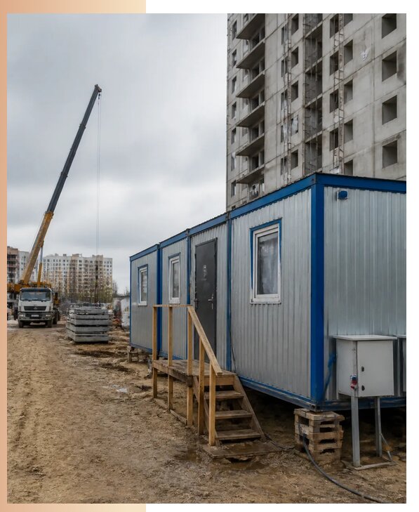 Аренда строительных вагончиков для рабочих в Златоусте