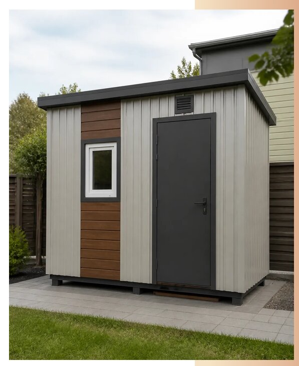 Хозблок с туалетом для дачи в Златоусте по цене от 128875 р. | БытовкаПрофи-Злт