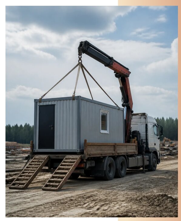 Доставка блок-контейнеров в Златоусте по цене от 8248 р. | БытовкаПрофи-Злт